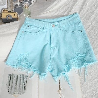 Яркие джинсовые шорты 110427 Яркие джинсовые шорты 110427