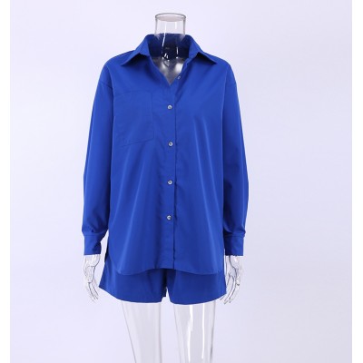 Синий костюм с рубашкой 110815 Синий костюм с рубашкой 110815