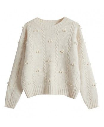 Теплий светр з кісточками 110646