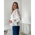 Біла блузка з воланами 111648 Біла блузка з воланами 111648