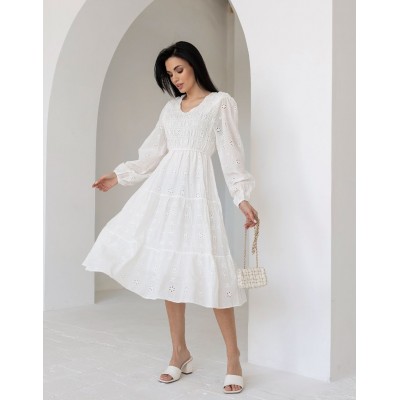 Сукня з прошви біла 111654 Сукня з прошви біла 111654