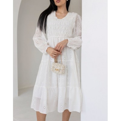 Сукня з прошви біла 111654 Сукня з прошви біла 111654