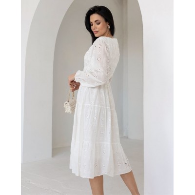 Сукня з прошви біла 111654 Сукня з прошви біла 111654