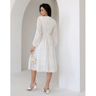 Сукня з прошви біла 111654 Сукня з прошви біла 111654
