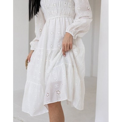 Сукня з прошви біла 111654 Сукня з прошви біла 111654