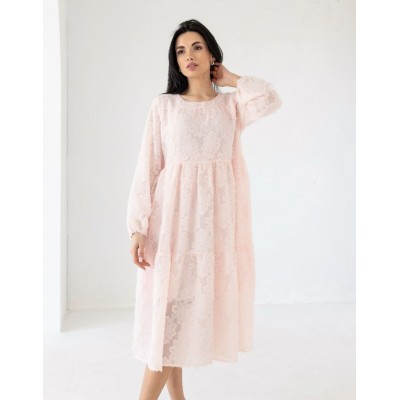 Платье с пушистого шифона 111655 Платье с пушистого шифона 111655