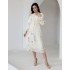Платье миди с вышивкой 111656 Платье миди с вышивкой 111656