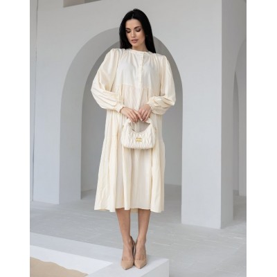 Платье плиссе свободного кроя 111658 Платье плиссе свободного кроя 111658