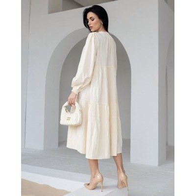 Платье плиссе свободного кроя 111658 Платье плиссе свободного кроя 111658