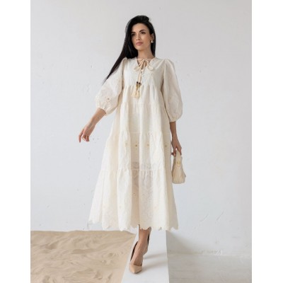 Мереживна сукня з китичками 111657 Мереживна сукня з китичками 111657