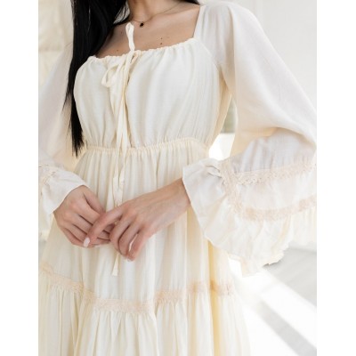 Сукня з бавовни з мереживом 111662 Сукня з бавовни з мереживом 111662