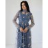 Голубое платье с вышивкой 111667 Голубое платье с вышивкой 111667