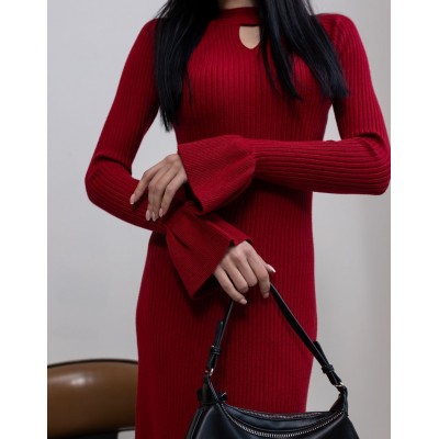 Червона сукня міді 111638 Червона сукня міді 111638