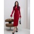 Червона сукня міді 111638 Червона сукня міді 111638