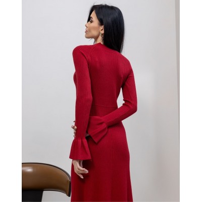 Червона сукня міді 111638 Червона сукня міді 111638