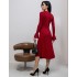 Червона сукня міді 111638 Червона сукня міді 111638