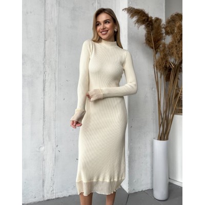 Трикотажна сукня з рюшами 111642 Трикотажна сукня з рюшами 111642