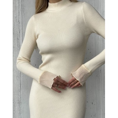 Трикотажна сукня з рюшами 111642 Трикотажна сукня з рюшами 111642