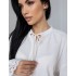 Біла блузка з манжетами 111679 Біла блузка з манжетами 111679