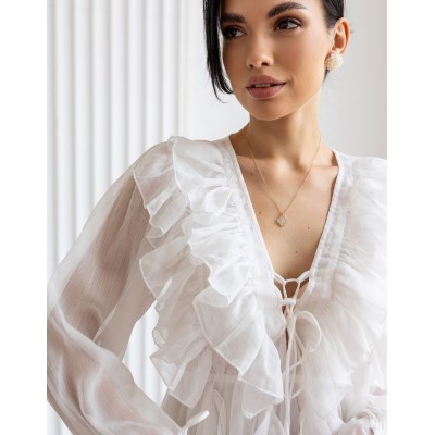 Сукня міні з рюшами 111682 Сукня міні з рюшами 111682