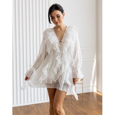 Сукня міні з рюшами 111682 Сукня міні з рюшами 111682