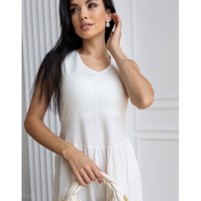 Белий сарафан из хлопка 111685 Белий сарафан из хлопка 111685