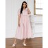 Рожева сукня з бавовни 111689 Рожева сукня з бавовни 111689