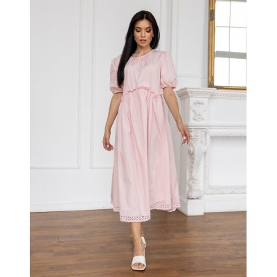 Рожева сукня з бавовни 111689 Рожева сукня з бавовни 111689