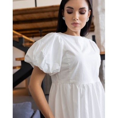 Біла сукня міді 111695 Біла сукня міді 111695