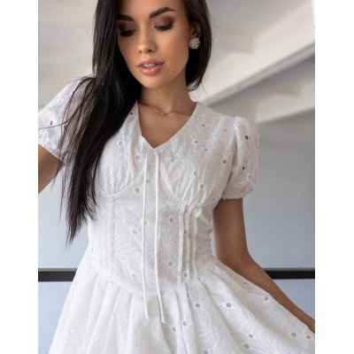 Платье мини с пышной юбкой 111698 Платье мини с пышной юбкой 111698