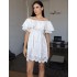 Платье мини с открытыми плечами 111694 Платье мини с открытыми плечами 111694