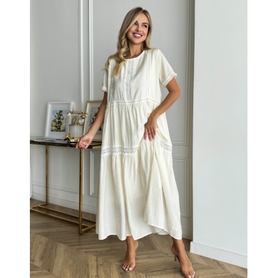 Платье миди свободного кроя 111744 Платье миди свободного кроя 111744