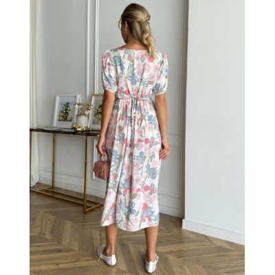 Цветочное платье миди 111745 Цветочное платье миди 111745