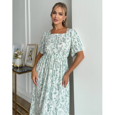Сукня з зеленим візерунком 111747 Сукня з зеленим візерунком 111747