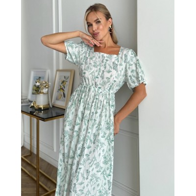 Сукня з зеленим візерунком 111747 Сукня з зеленим візерунком 111747