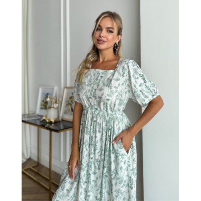 Сукня з зеленим візерунком 111747 Сукня з зеленим візерунком 111747