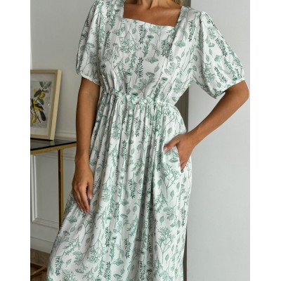 Сукня з зеленим візерунком 111747 Сукня з зеленим візерунком 111747