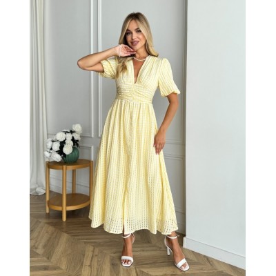 Сукня на гудзиках жовта 111750 Сукня на гудзиках жовта 111750