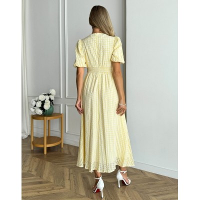 Сукня на гудзиках жовта 111750 Сукня на гудзиках жовта 111750