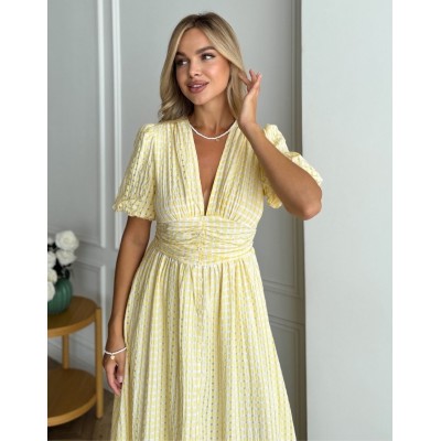 Сукня на гудзиках жовта 111750 Сукня на гудзиках жовта 111750
