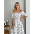 Цветочное платье на резинке 111755 Цветочное платье на резинке 111755