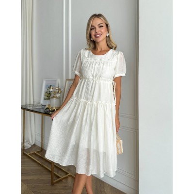 Сукня з органзи біла 111753 Сукня з органзи біла 111753