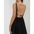 Сарафан з відкритою спиною чорний 111706 Сарафан з відкритою спиною чорний 111706