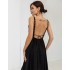Сарафан з відкритою спиною чорний 111706 Сарафан з відкритою спиною чорний 111706