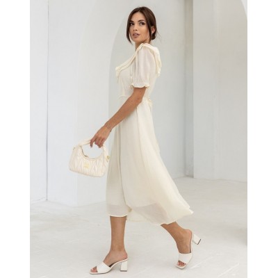 Сукня з органзи з коміром 111704 Сукня з органзи з коміром 111704