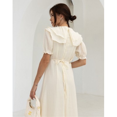 Сукня з органзи з коміром 111704 Сукня з органзи з коміром 111704