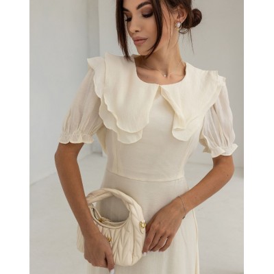 Сукня з органзи з коміром 111704 Сукня з органзи з коміром 111704