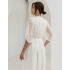 Повітряна біла сукня міді 111707 Повітряна біла сукня міді 111707