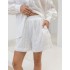 Білий костюм з шортами 111705 Білий костюм з шортами 111705