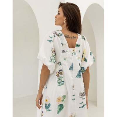 Цветочное платье свободного кроя 111708 Цветочное платье свободного кроя 111708